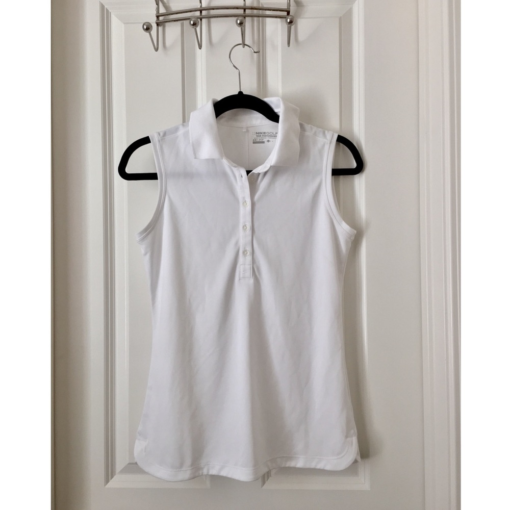 White Nike Dri Fit Shirt